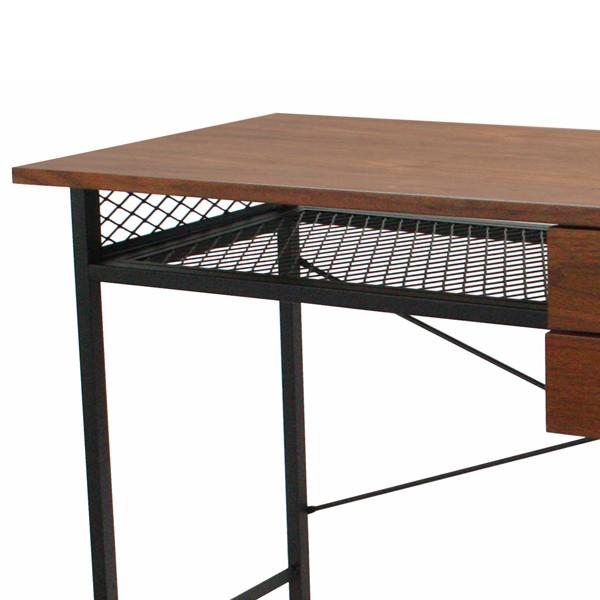 デスク 机 スチールフレーム 引出し付 anthem 幅100cm （ パソコン