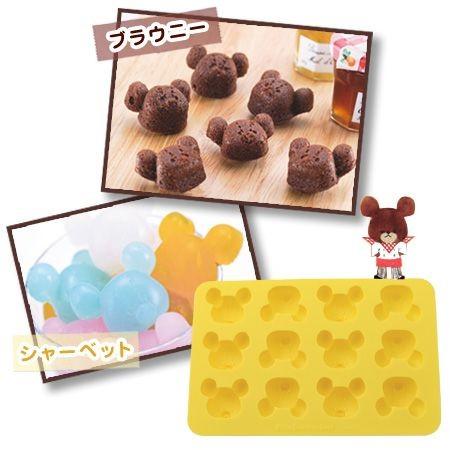 シリコントレー シリコン型 くまのがっこう キャラクター 焼き型 チョコレート型 抜き型 インテリアパレットヤフー店 通販 Yahoo ショッピング