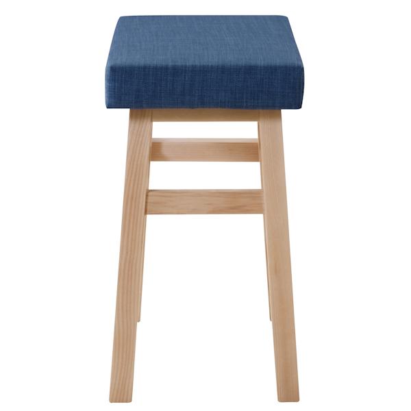 スツール TTH 東谷 スツール 高さ45cm ダイニングスツール クッション 木製 天然木