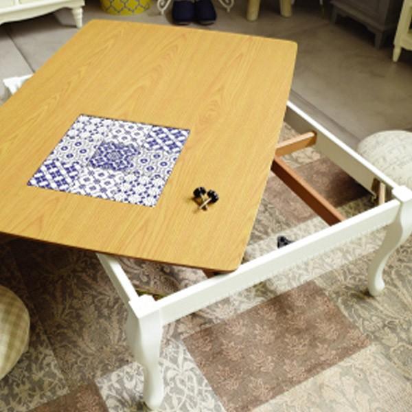 ■在庫限り・入荷なし■ こたつテーブル　アリス　長方形　猫足　姫系　105cm （ コタツ センターテーブル ） コタツ センターテーブル