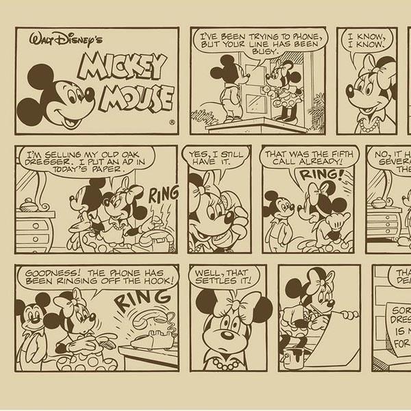 Disney（ディズニー） ランチョンマット ミッキーマウス コミック 30