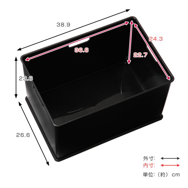収納ボックス 収納ケース ナチュラ インボックス L プラスチック 日本製 （ 小物入れ 収納 カラーボックス インナーボックス おもちゃ箱 ）｜interior-palette｜05