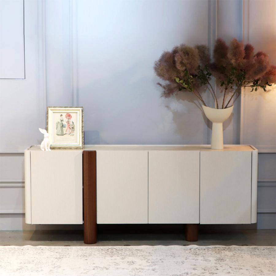 東馬（Tohma） サイドボード 幅180cm ビオランテ 突板 ウォールナット