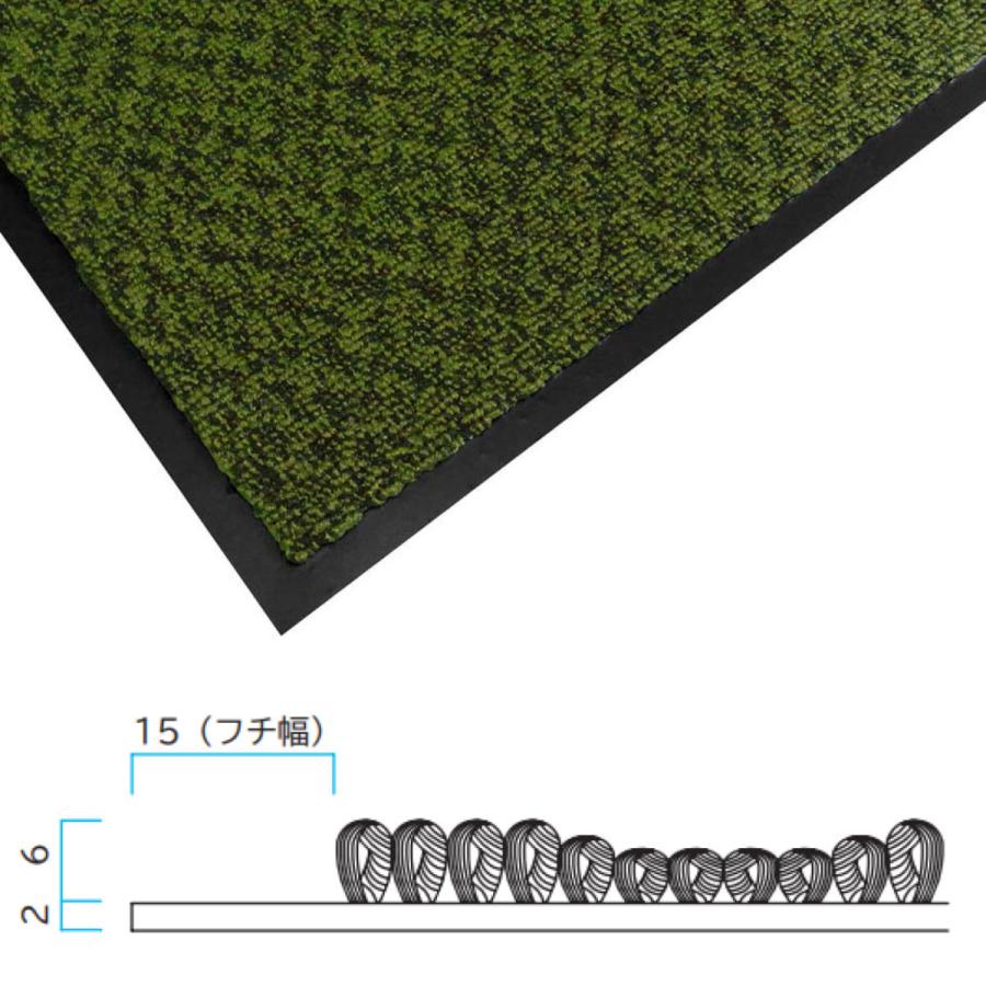 玄関マット 屋内用 エクシータフマット 120×225cm （ 法人限定 業務用 エントランスマット ）｜interior-palette｜11