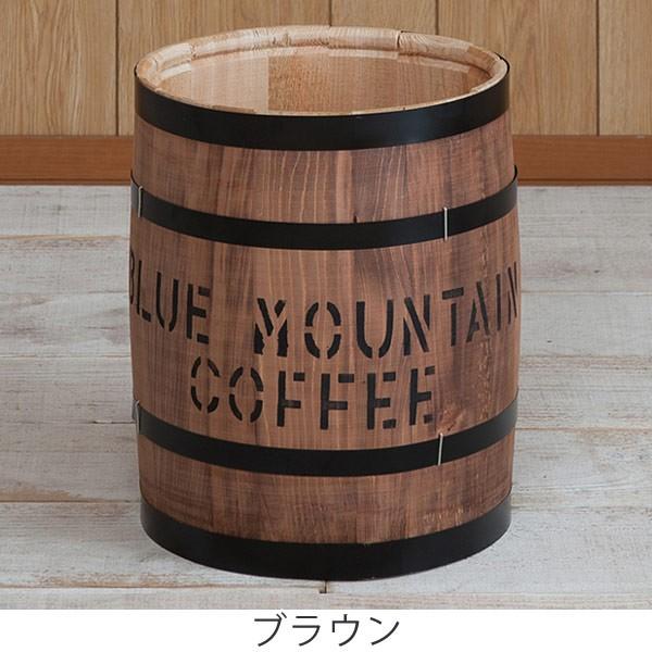 コーヒー樽 木樽 ヒノキ製 SSサイズ 高さ33cm （ インテリア 収納 木製