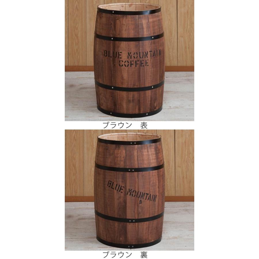 コーヒー樽 木樽 ヒノキ製 LLサイズ 高さ67cm （ インテリア 収納 木製