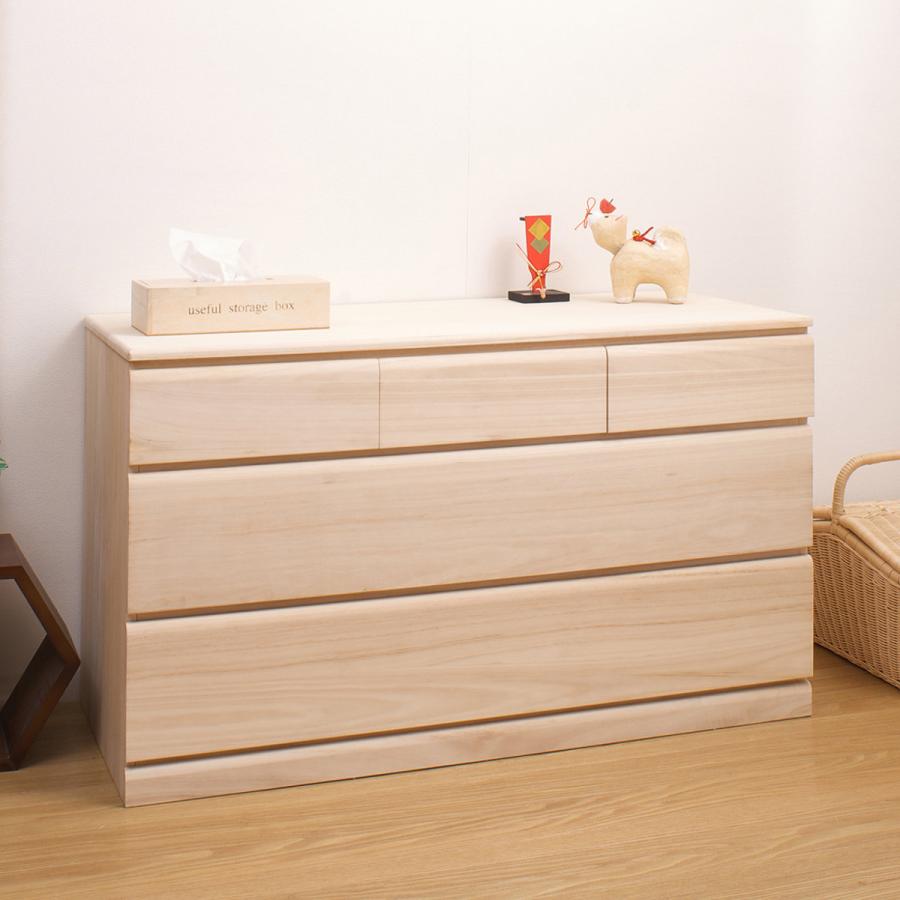 桐ダンス (箪笥)奥行60cm×幅100cm×高さ75.5cm キャスター付 桐タンス 幅100cm 3段 キャスター付 日本製 完成品 （ 桐チェスト 桐