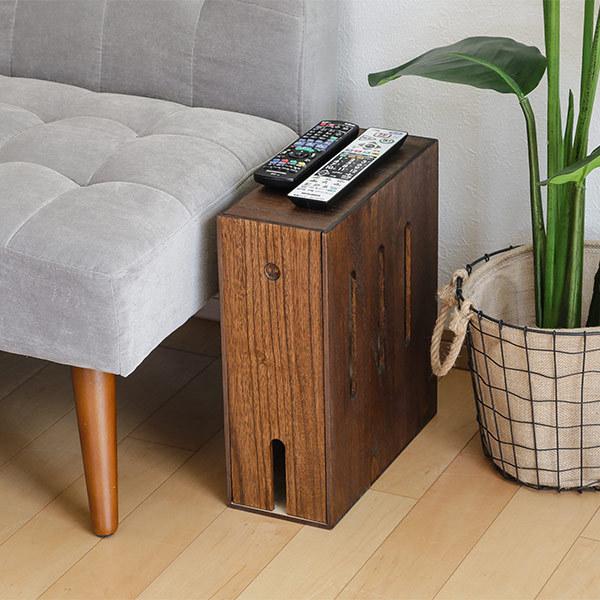 ケーブルボックス 木製 ルーター 収納 タップ コンセント収納