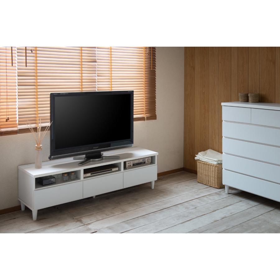 テレビ台 ローボード フレンチシャビー 幅150cm （ テレビボード TV台