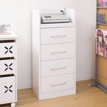 □在庫限り・入荷なし□FAX台 引出し4段 幅40×高さ92cm（ファックス台