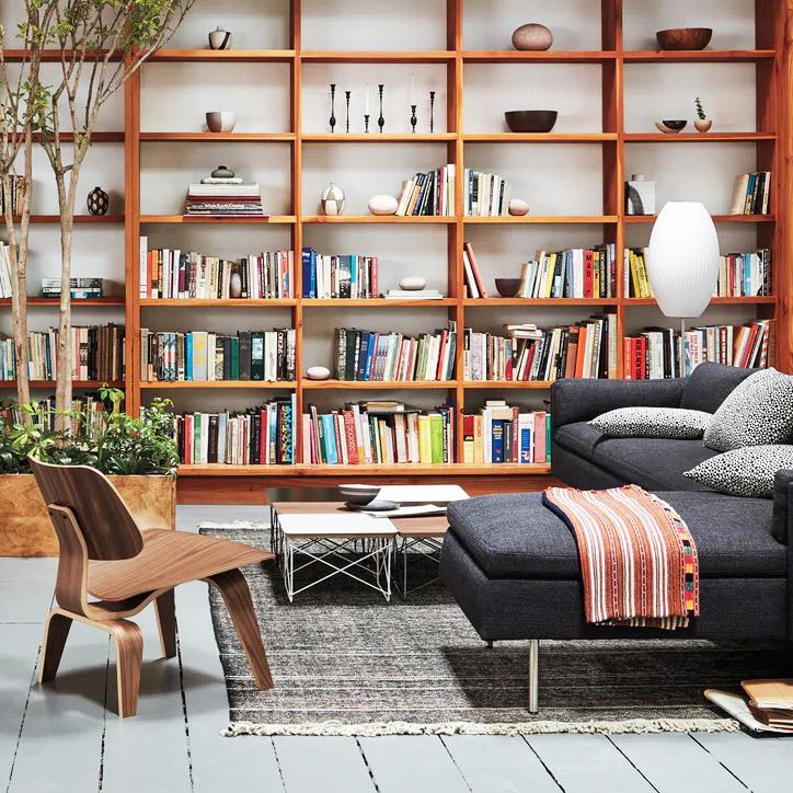 イームズワイヤーベーステーブル LTRT ブラック×クローム ハーマン