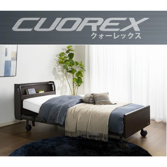 購入廉価 フランスベッド　電動リクライニングベッド　CU-201F-2M/レッグ/無線リモコン　Mサイズ　マイクロRX-DLXマットレス付　フラットタイプ　介護ベッド　非課税