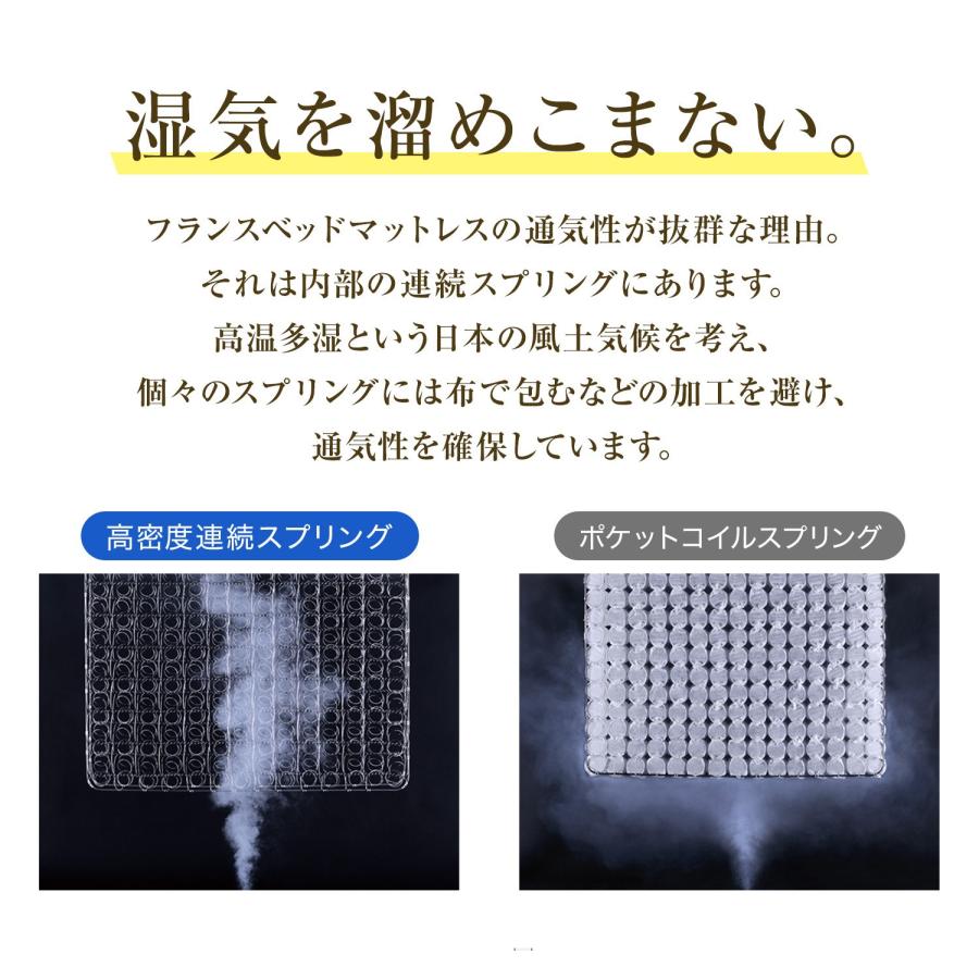 フランスベッド（FRANCEBED） JM-101S 高密度連続スプリング 薄型