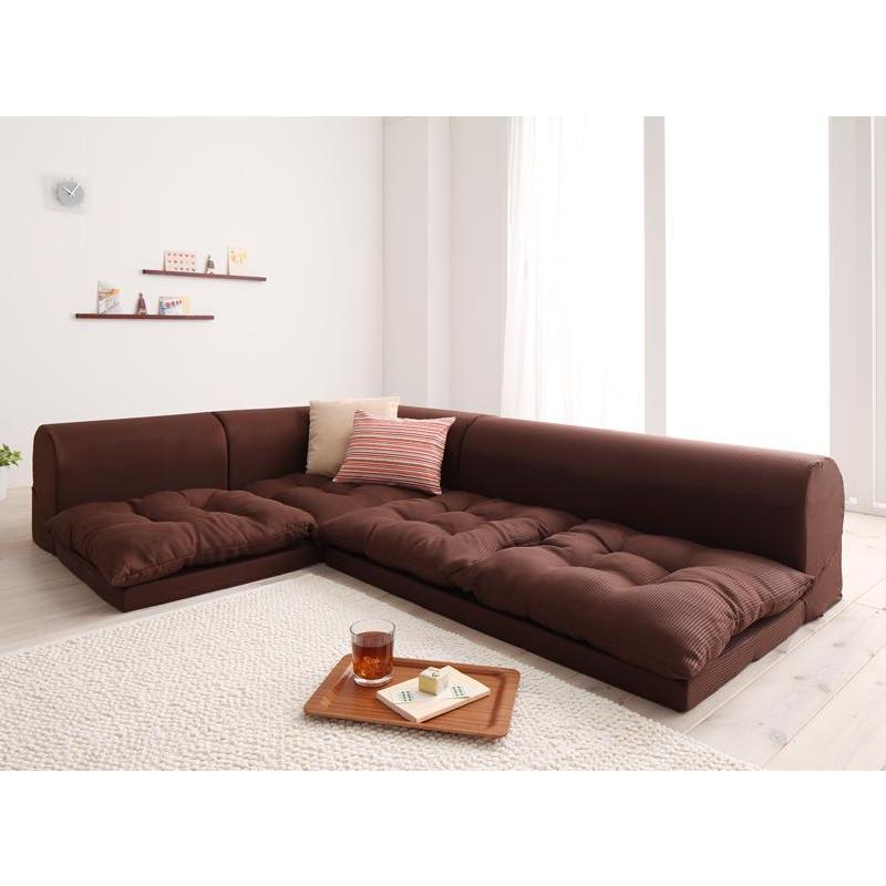 ローソファー 3人掛け おしゃれ 分割 ソファ 二人掛け こたつ カウチ