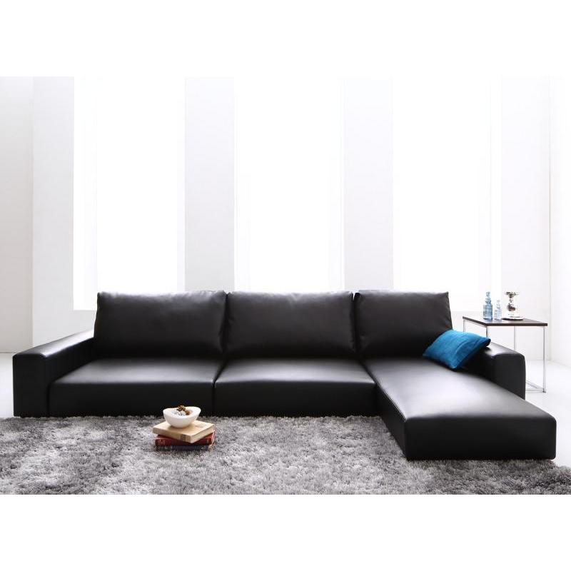 ローソファー 3人掛け おしゃれ 分割 幅217 ソファ 2人 3.5人 カウチ