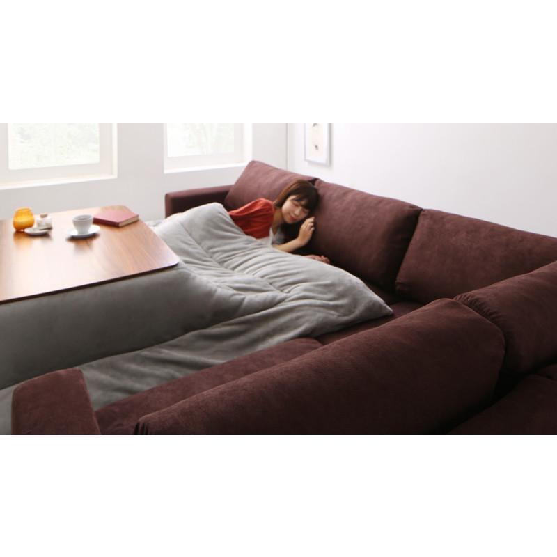 ローソファー 3人掛け おしゃれ 分割 幅199 ハイバックソファ 2人