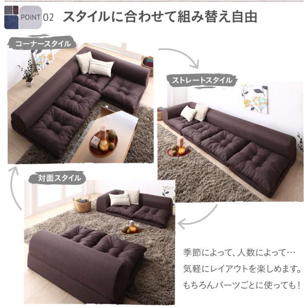 ソファ ソファー ローソファー コーナー 4点セット 2P×2+ ソファ ソファー ローソファー コーナー 4点セット 2P×2+