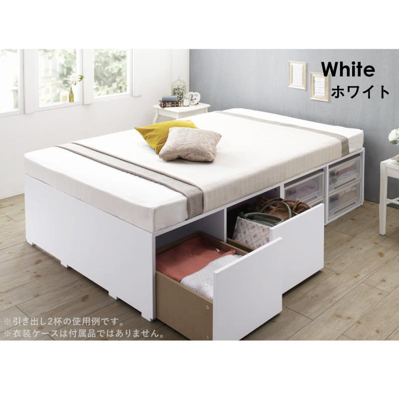 収納付きベッド ベッドフレーム シングル チェストベッド ハイタイプ