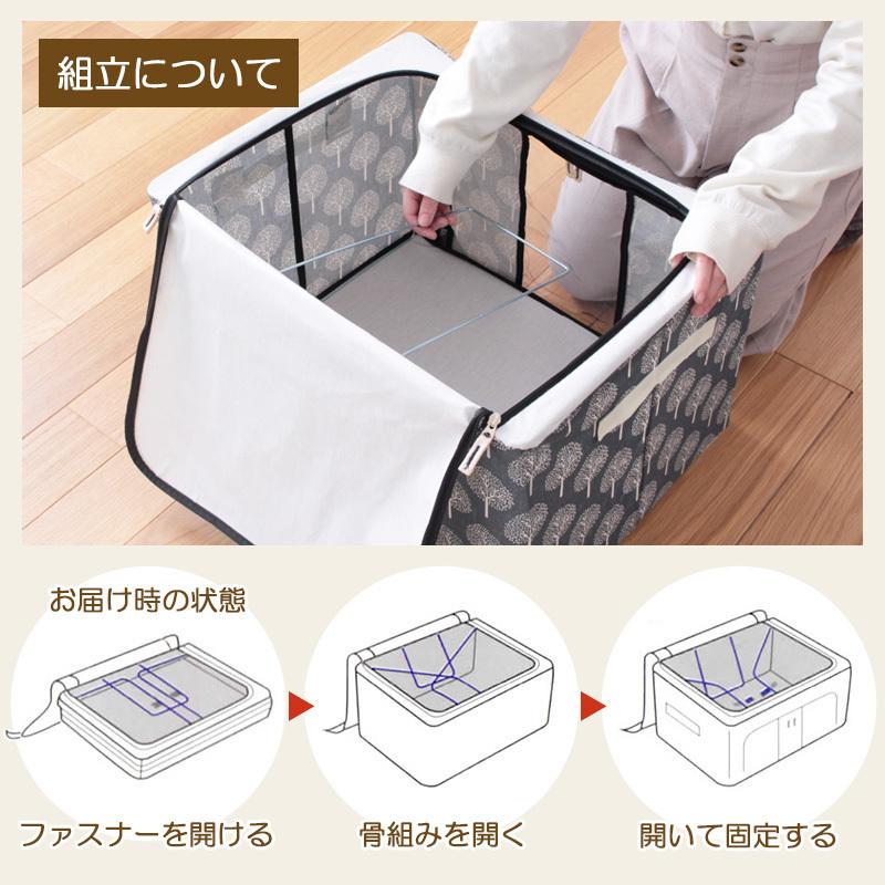 収納ボックス 2個セット 収納ケース 大容量 窓付き収納ボックス