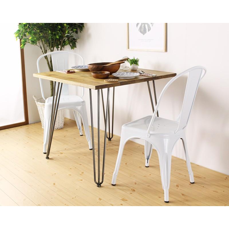 ダイニングチェア 2脚セット 椅子 いす おしゃれ イス チェア 肘なし