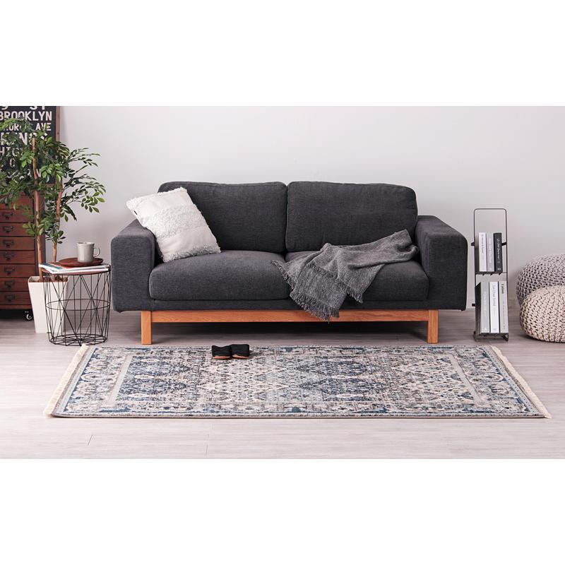 ウィルトン織 ラグマット 約160×225cm グレイズ/glaze おしゃれ