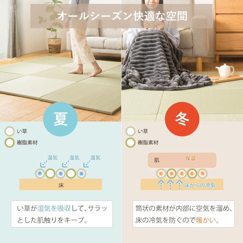 枚数が選べる 1枚/6枚/9枚/12枚] 置き畳 綾瀬 フローリング 約 3畳 6畳