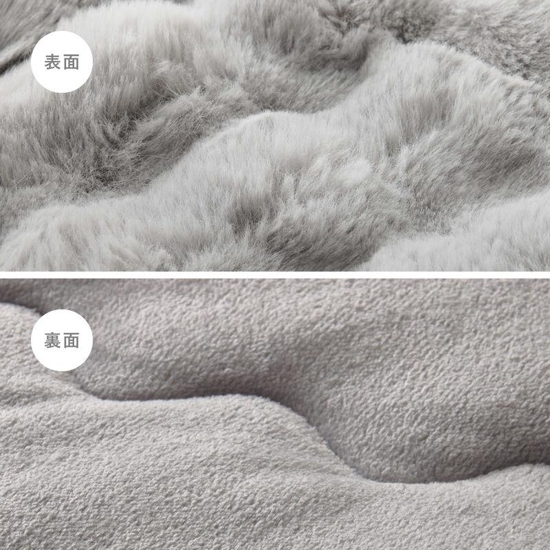 こたつ掛け布団 ルナ 円形 190×190cm こたつ布団 もこもこ ラビット