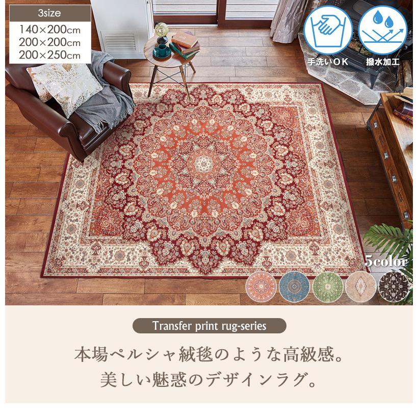 ラグ 洗える ホットカーペット対応 ラグマット おしゃれ 2畳