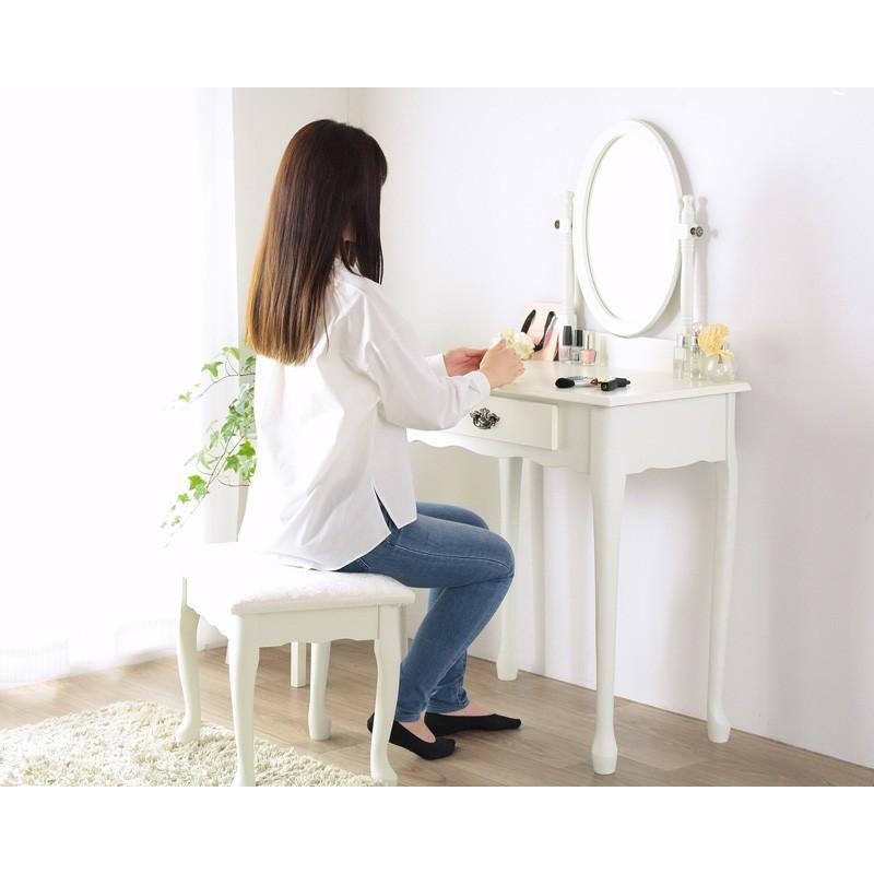 ドレッサー スツール付き 白 姫系 椅子付き おしゃれ ドレッサーデスク 可愛い かわいい アンティーク 木製 アイボリー ホワイト Iwd 301 Iw Iwd 301 インテリアワークス 通販 Yahoo ショッピング