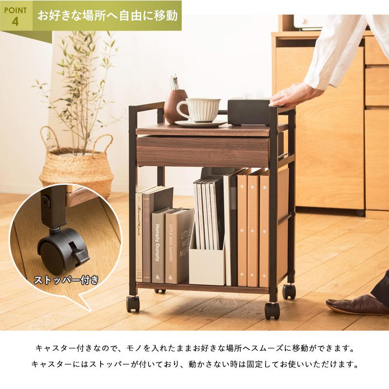 岩附 サイドワゴン デスクワゴン キャビネット サイドチェスト