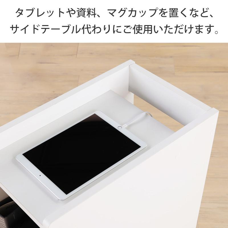コンパクト スリム 2段 隙間 格安 キャスター付 北欧 サイドワゴン 白 デスクワゴン おしゃれ 白 北欧 幅30 収納 省スペース スリム