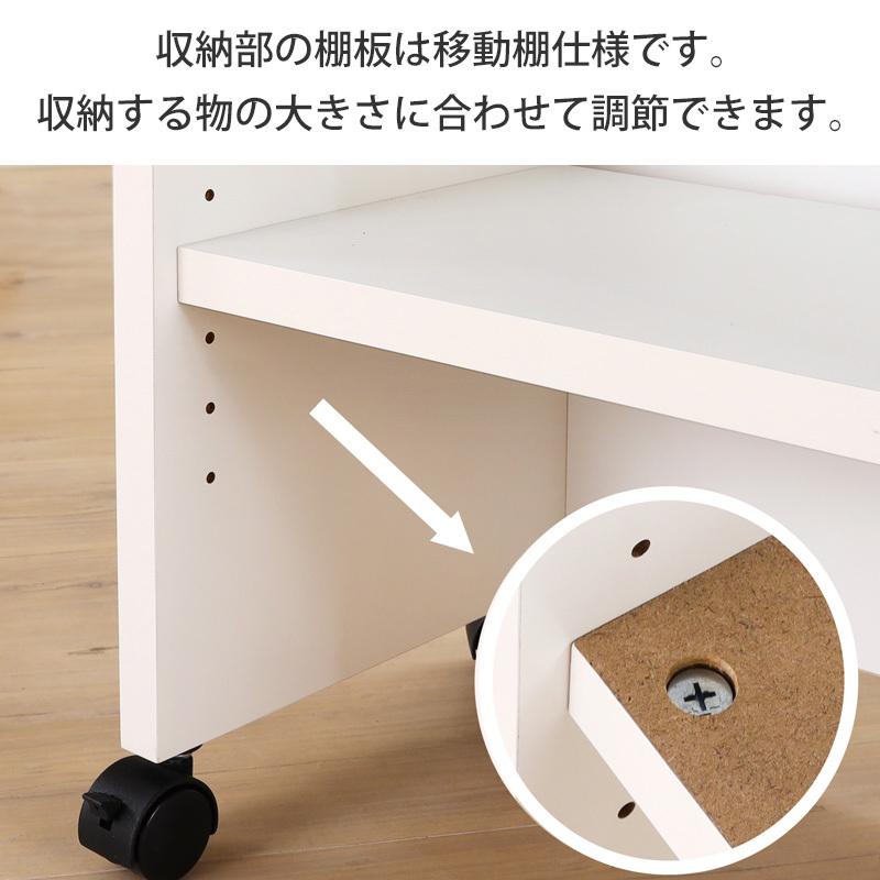 最大5000円OFFクーポン】 デスクワゴン キャスター付き 幅60cm サイド