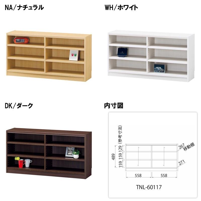 オープンラック 幅120 高さ60 タナリオ tnl-60117 収納 本収納 ラック