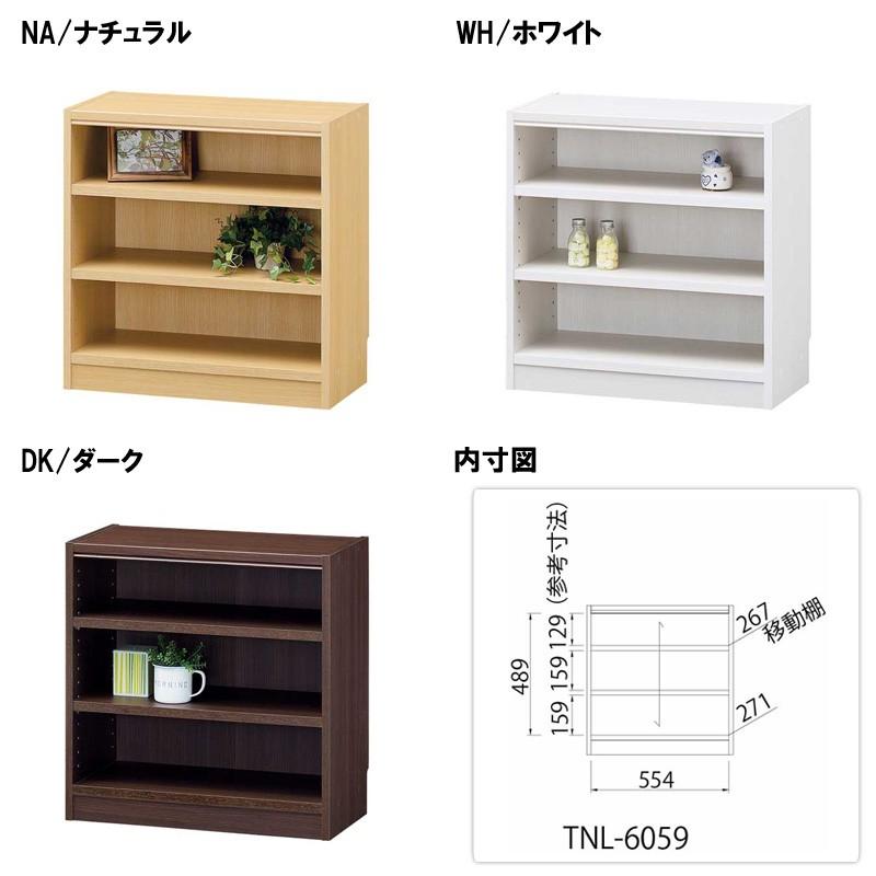 オープンラック 幅60 高さ60 タナリオ tnl-6059 収納 本収納 ラック 棚