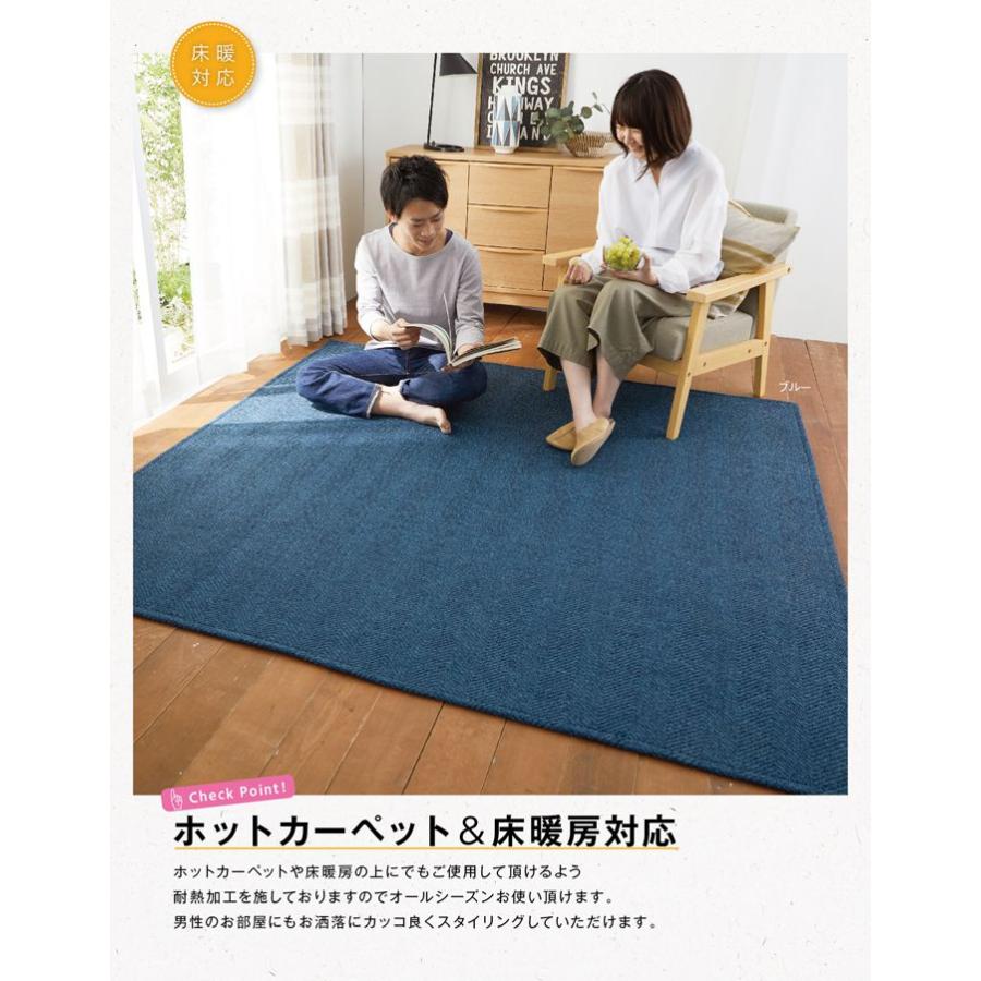 ラグ カーペット ラグマット 洗える おしゃれ 2畳 正方形 ダイニングラグ 洗えるラグ 夏用 夏用ラグ オールシーズン 日本製 洗濯 185 ...