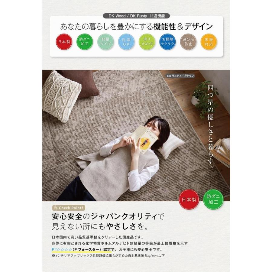 ラグ カーペット ラグマット 洗える おしゃれ 2畳 長方形 ダイニングラグ 洗えるラグ 夏用 夏用ラグ オールシーズン 日本製 洗濯 170 ...
