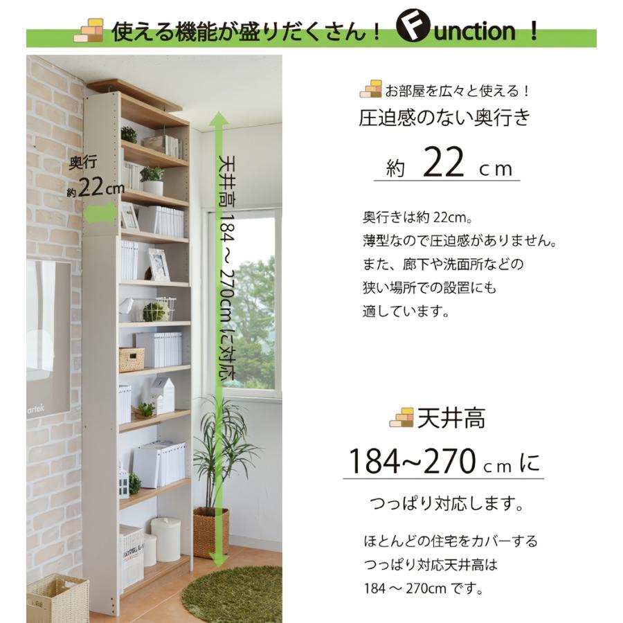 タカシン家具工業 壁面収納 突っ張り 棚 本棚 耐震 日本製 大 タカシン家具工業 壁面収納 突っ張り 棚 本棚 耐震 日本製 大