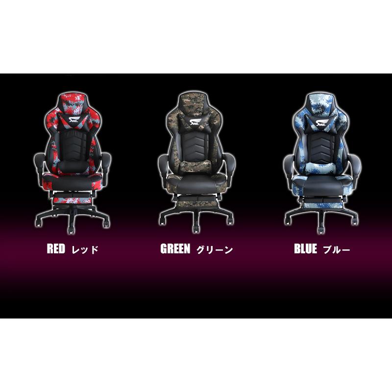 ゲーミングチェア  おしゃれ ハイバック リクライニングチェア オフィスチェア デスクチェア パソコンチェア ビジネスチェア テレワーク 在宅ワーク 椅子 イス_6