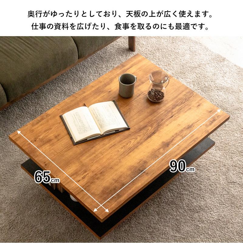 リフトテーブル ガス式で自由に高さ調整可能！ リフトアップテーブル 日本製 昇降テーブル 高さ調節 ガス圧昇降式