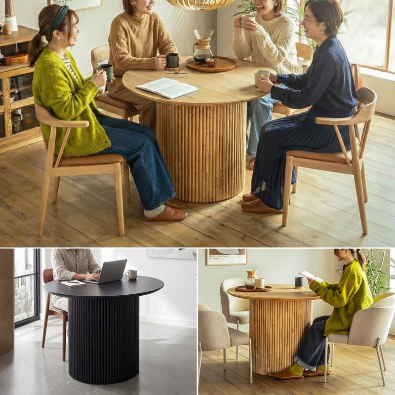 最大5000円OFFクーポン】 ダイニングテーブル 丸 円形 幅100cm 単体
