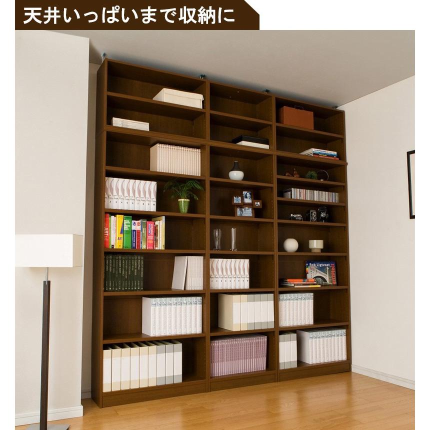 サイズオーダー家具 本棚 ラック シェルフ 日本製 エースラック オーダーメイド (棚板 標準タイプ／奥行46cm ラージタイプ／幅60〜70cmオーダー／高さ211.1cm)_24