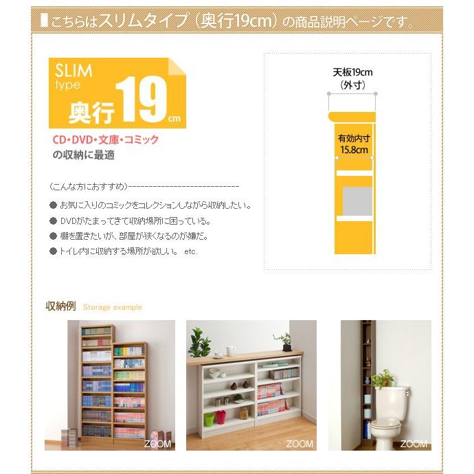 日本製 エースラック オーダーメイド (棚板 タフタイプ／奥行19cm スリムタイプ／幅25〜29cmオーダー／高さ178cm)の画像