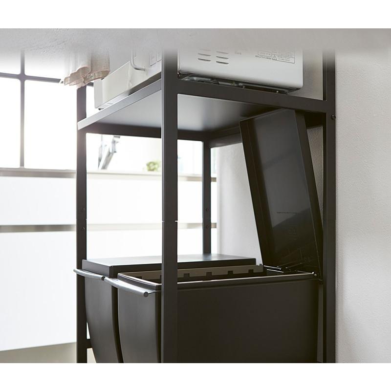 山崎産業 ゴミ箱上ラック タワー tower キッチンラック スリム レンジ
