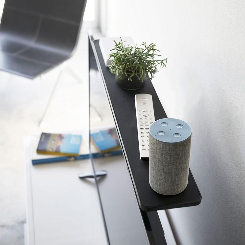 山崎実業 公式 テレビラック 薄型テレビ上ラック スマート ホワイト