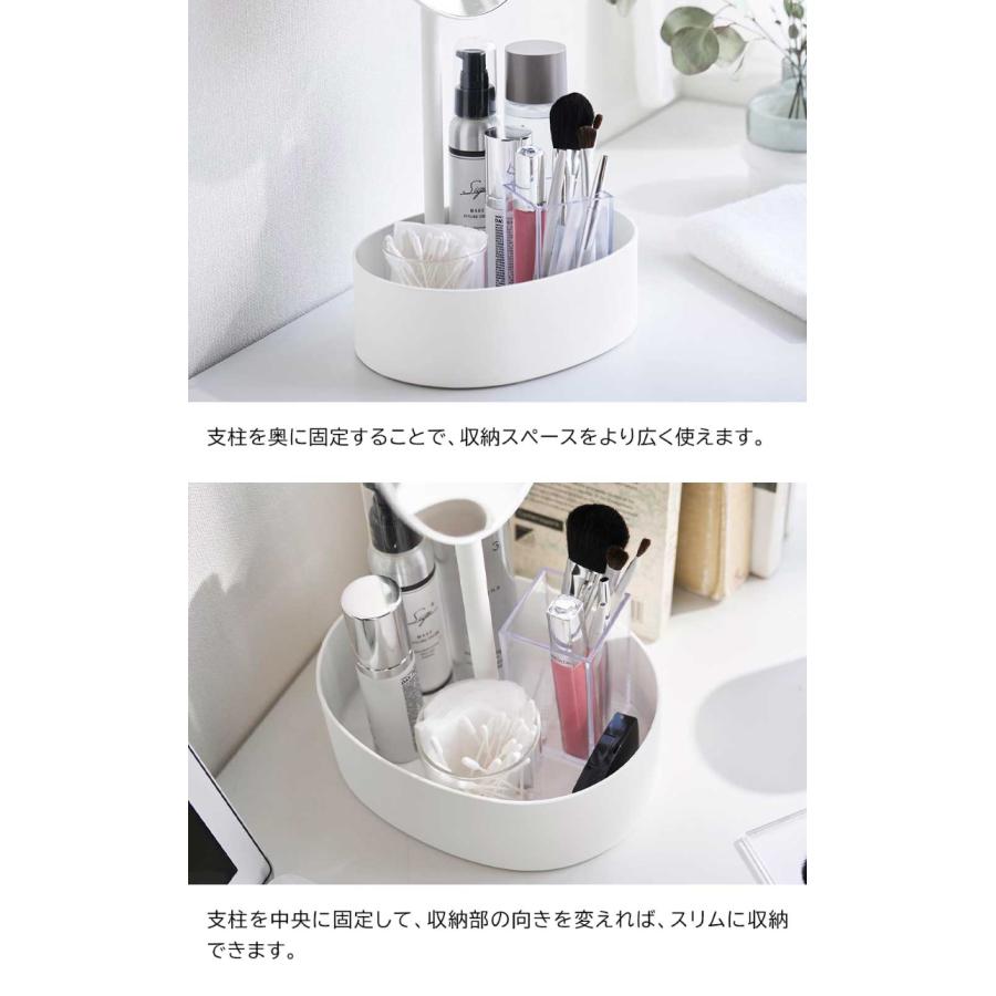 tower 高さと角度が調節できる収納付きスタンドミラー タワー 卓上