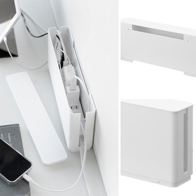 tower 「 電源タップ収納 スマート スリム 単品 smart 山崎実業