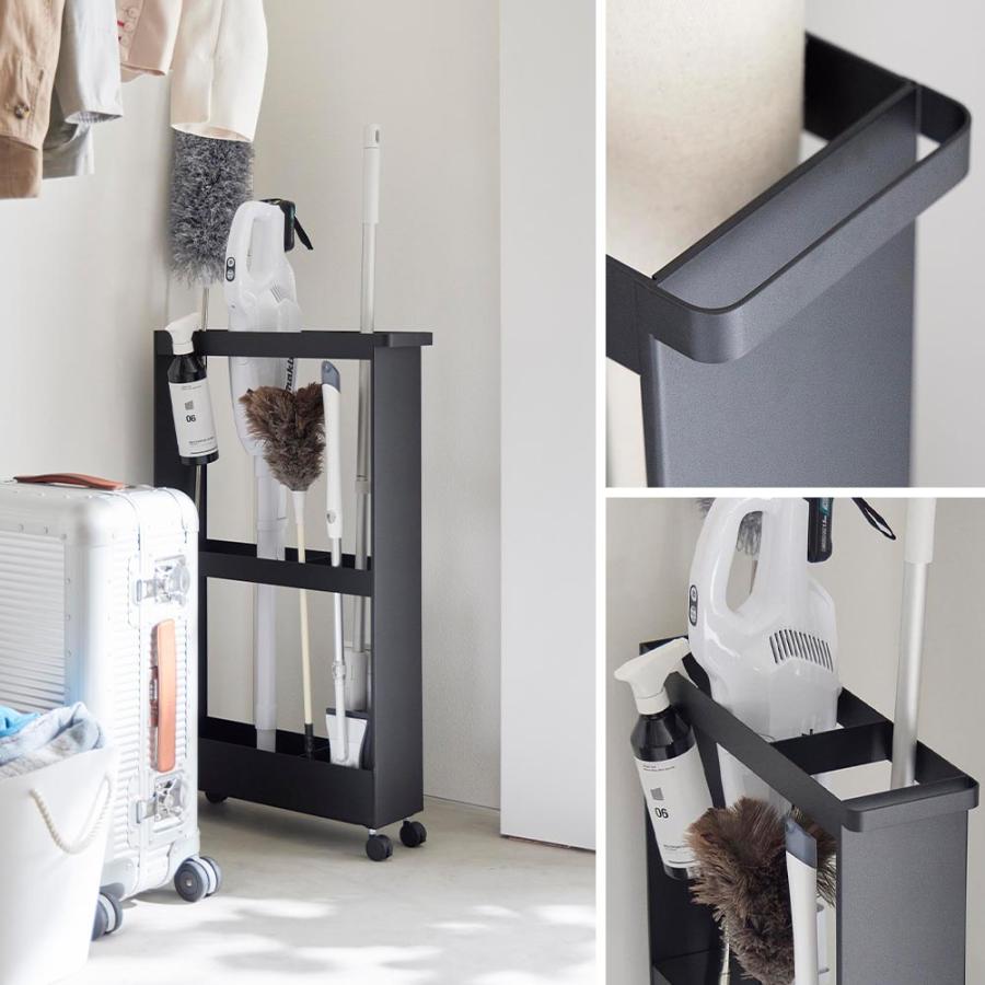 新品未使用 tower タワー スライド式ブラック収納 新品未使用 tower