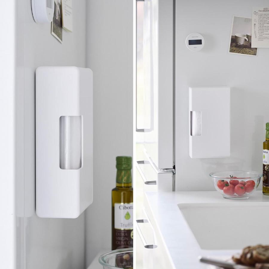 Plate(山崎実業) マグネットスリムプラスチックバッグケース プレート