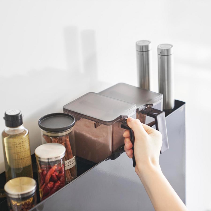 山崎実業 公式 隠せる調味料ラック 2段 タワー tower 調味料ラック