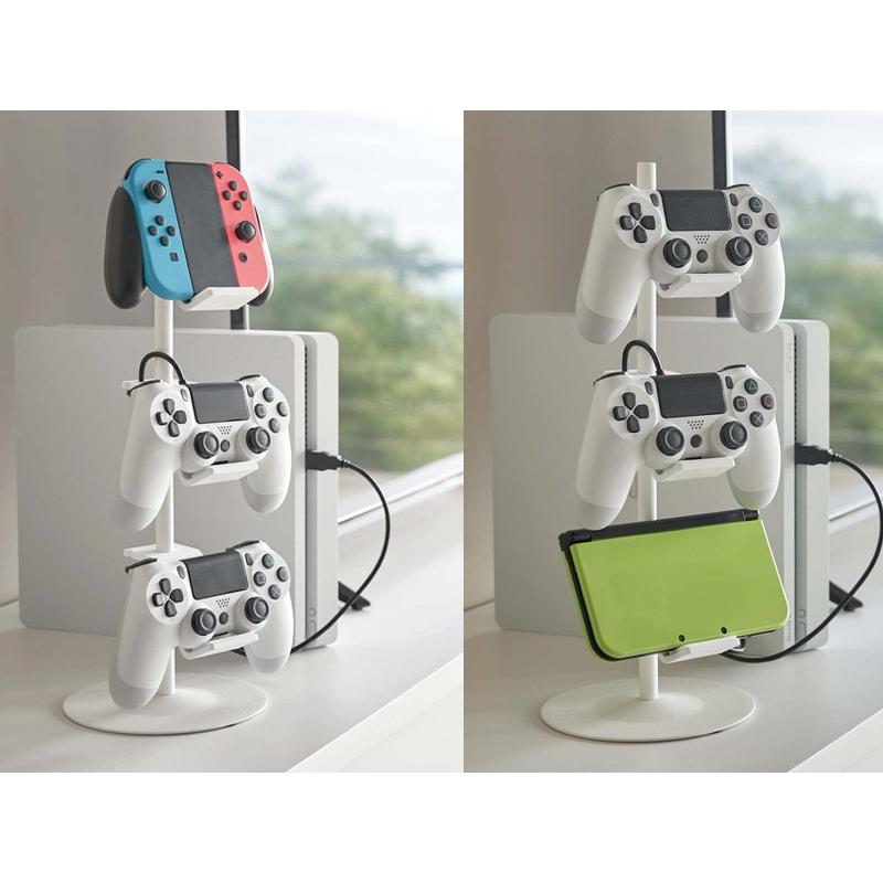 tower ゲームコントローラー収納ラック 山崎実業 公式 おしゃれ 北欧